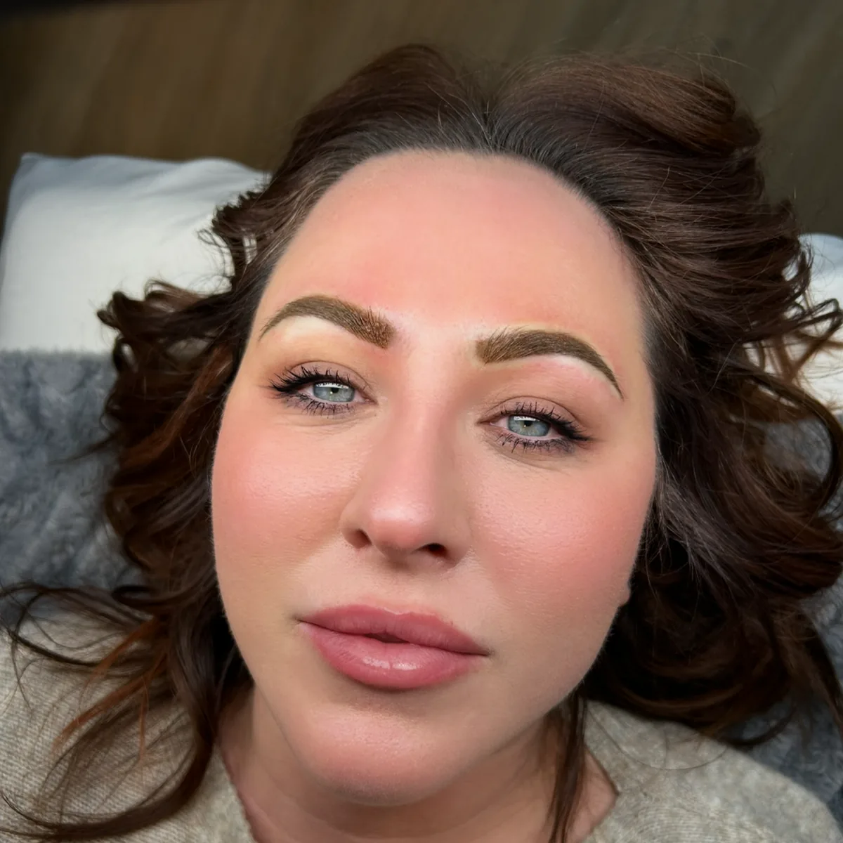 powder ombre brows results