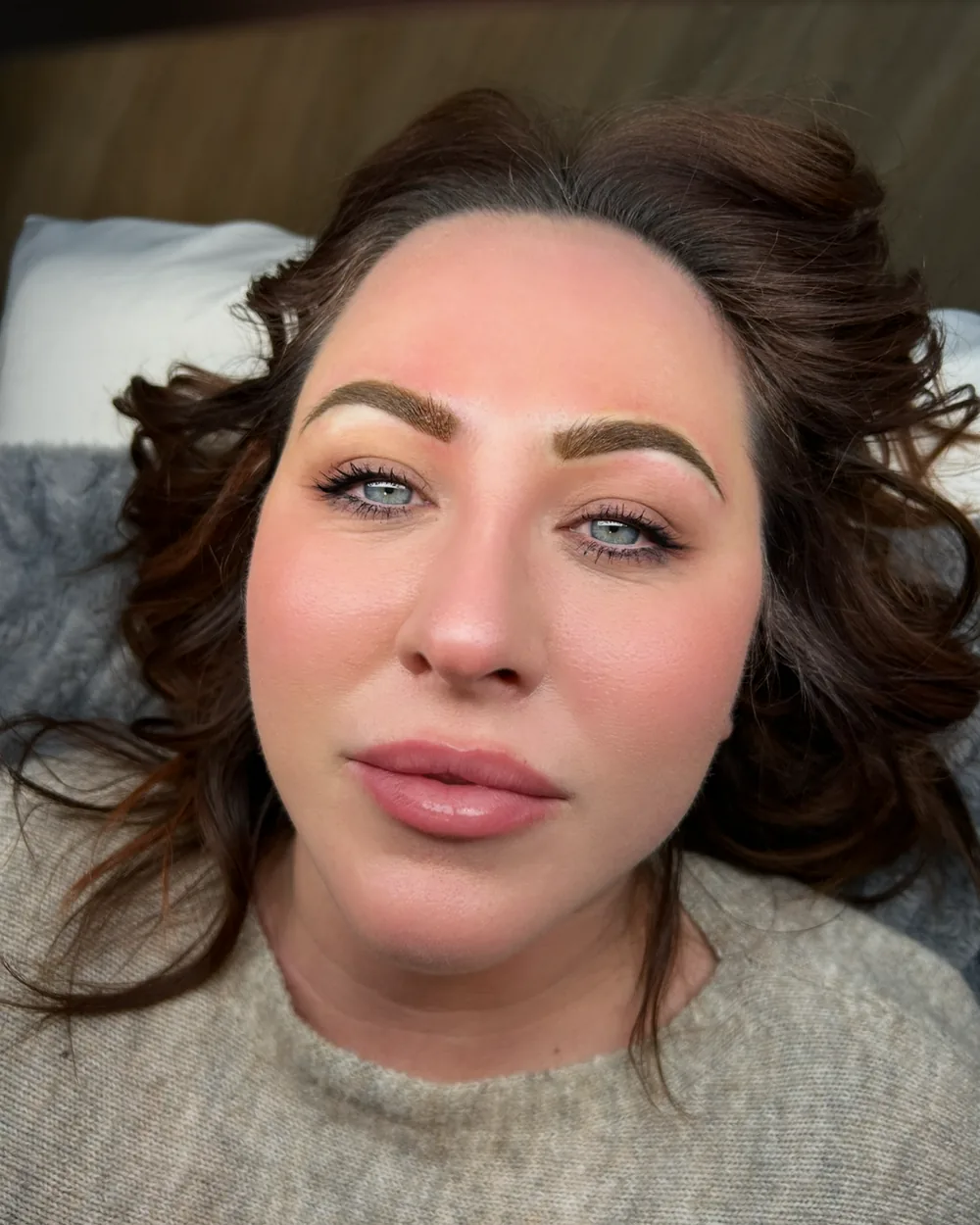 powder ombre brows Calgary